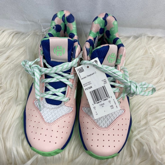 Adidas Basketball 🏀 shoes Size 1 - Picture 2 of 9